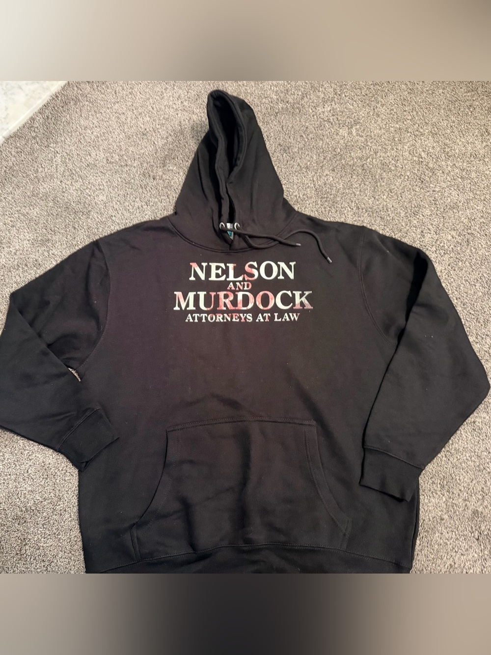 Black Nelson and Murdock Attorneys Pullover Hoodie
